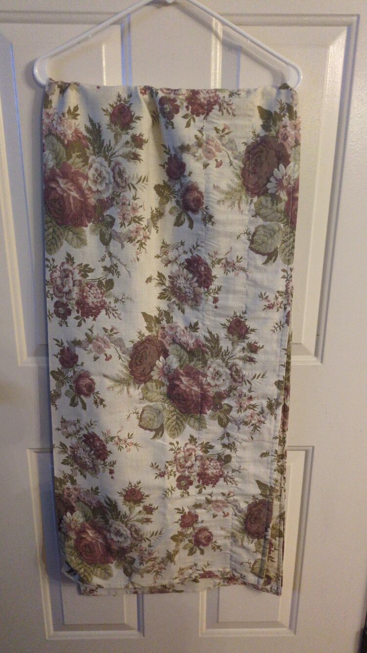 Waverly Vintage Rose Cottage Core Valance 17X74, No Flaws, Garden Room